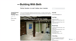 Desktop Screenshot of buildingwithbeth.com